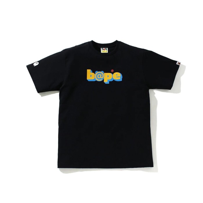 [buy more save more] Three dimensional small letter print short sleeve 2 colors