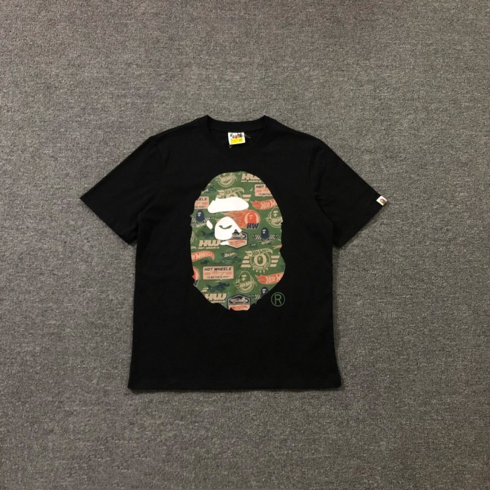 [buy more save more] Vintage biker style printed short sleeves 2 colors