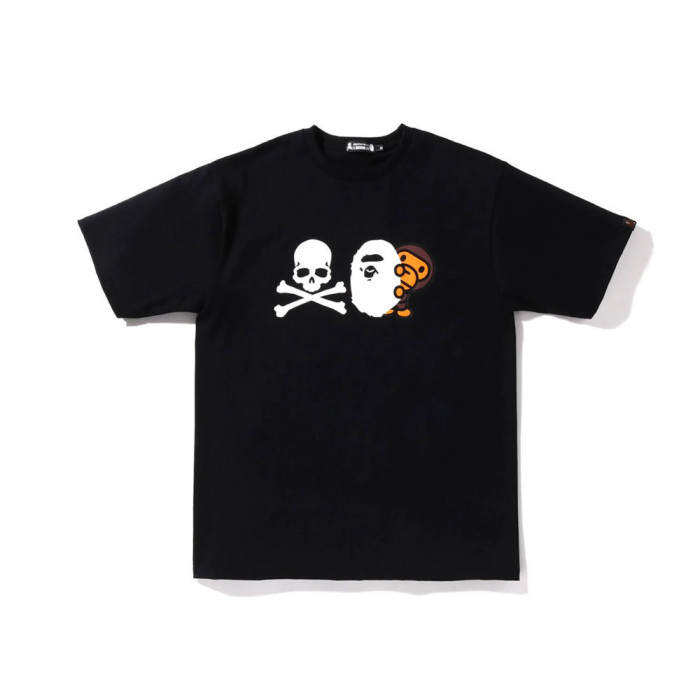 [buy more save more] Little Ape Man Head Printed Skull Short sleeve 2 colors