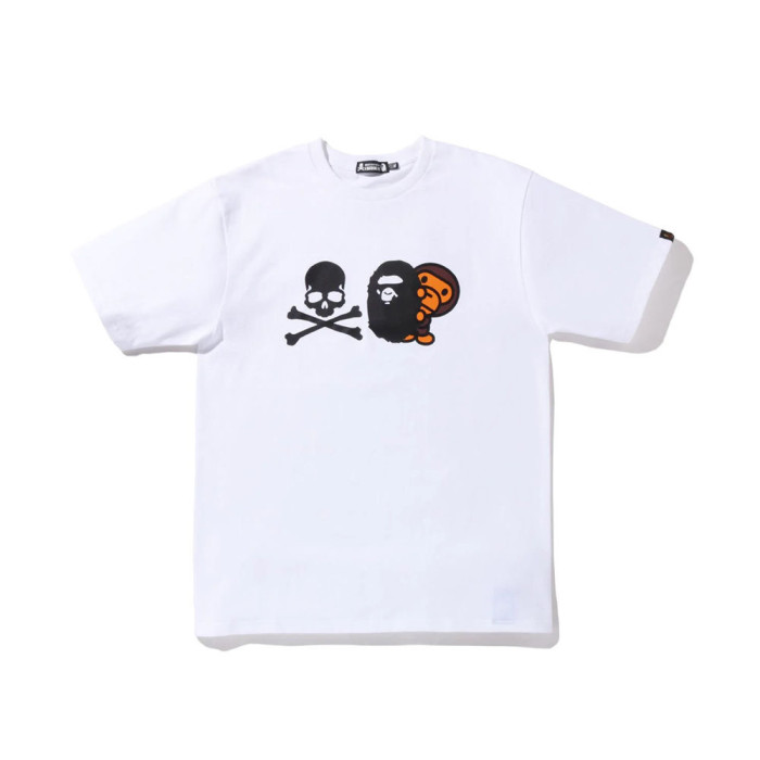 [buy more save more] Little Ape Man Head Printed Skull Short sleeve 2 colors