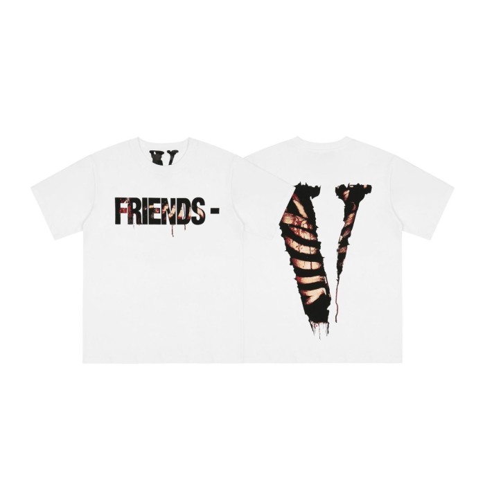 [buy more save more]Rib V short sleeve black & white