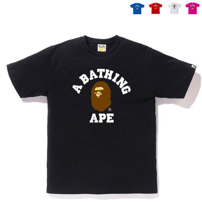 [buy more save more] Brown Ape Man Head monogram Print Short sleeve 5 colors