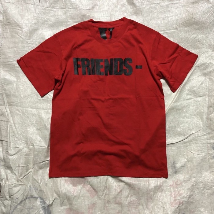 Black and red V short sleeve