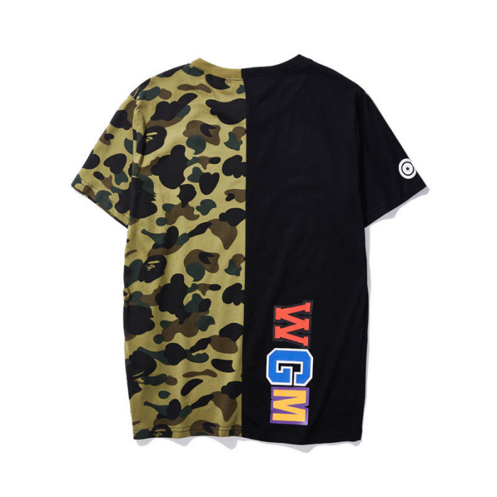 Double Match Color Camo Shark Short Sleeve