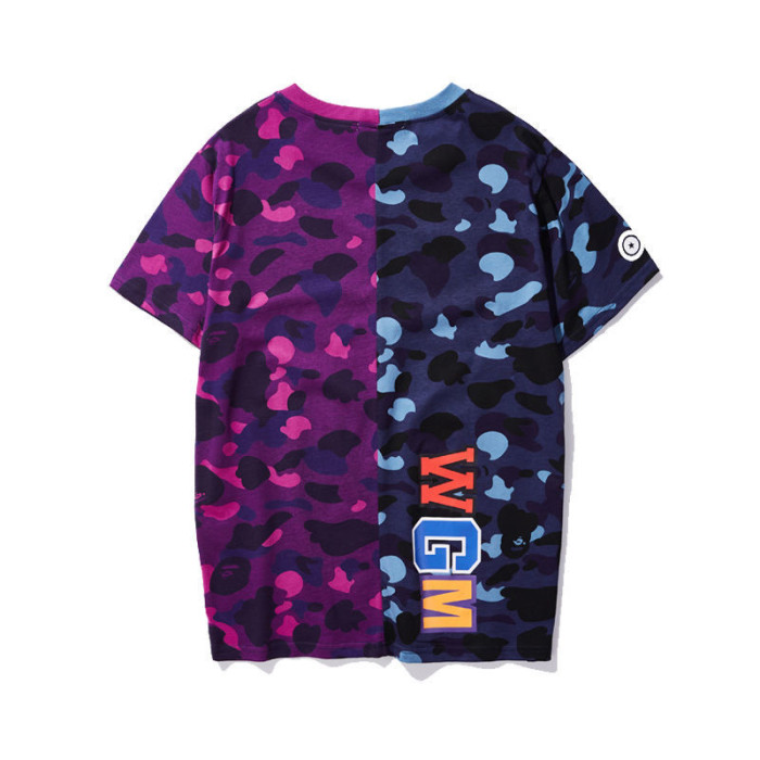 Double Match Color Camo Shark Short Sleeve