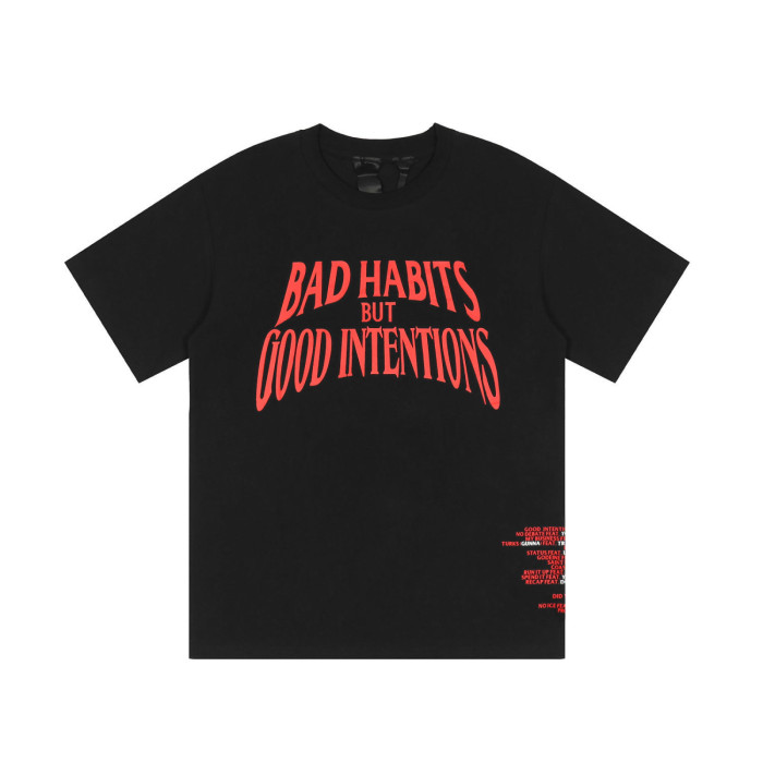 Nav x Vlone Bad Habits Tee Black & White