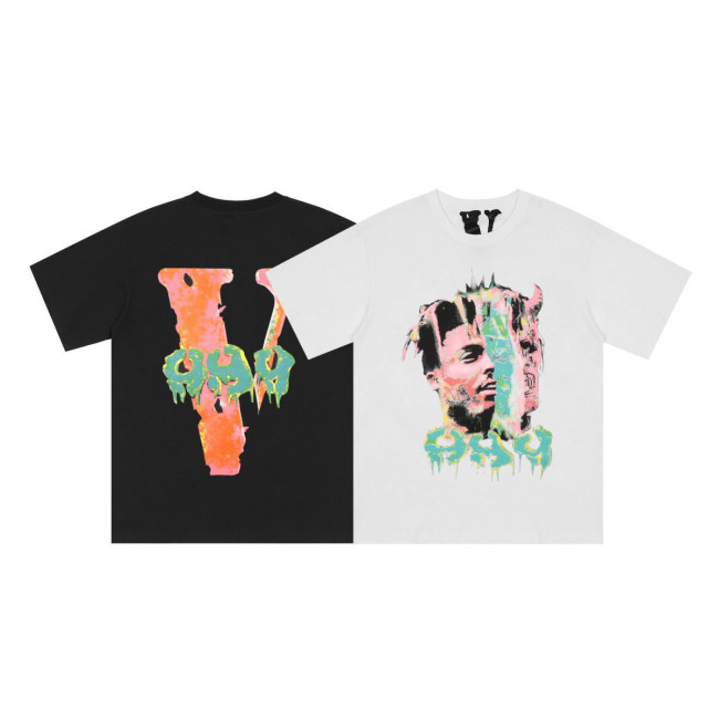 Vlone x Juice Wrld Split like short sleeves