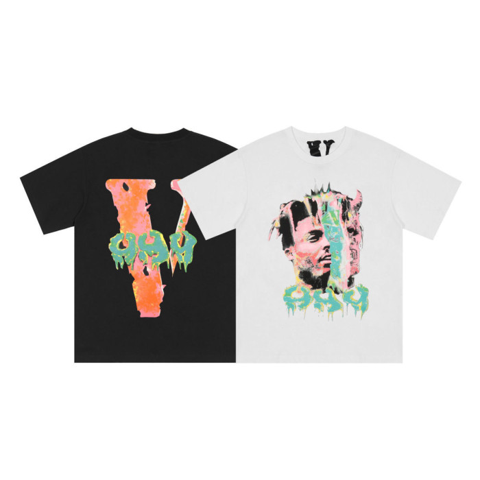 Vlone x Juice Wrld Split like short sleeves