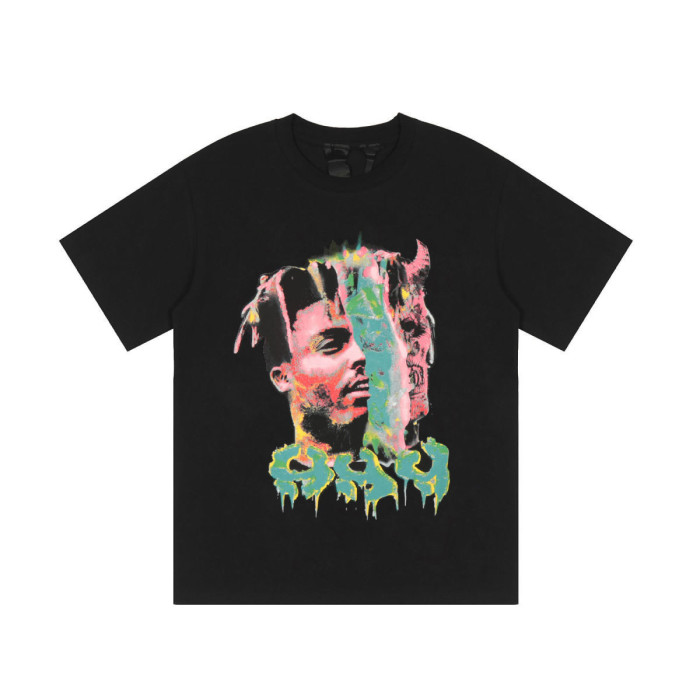 Vlone x Juice Wrld Split like short sleeves