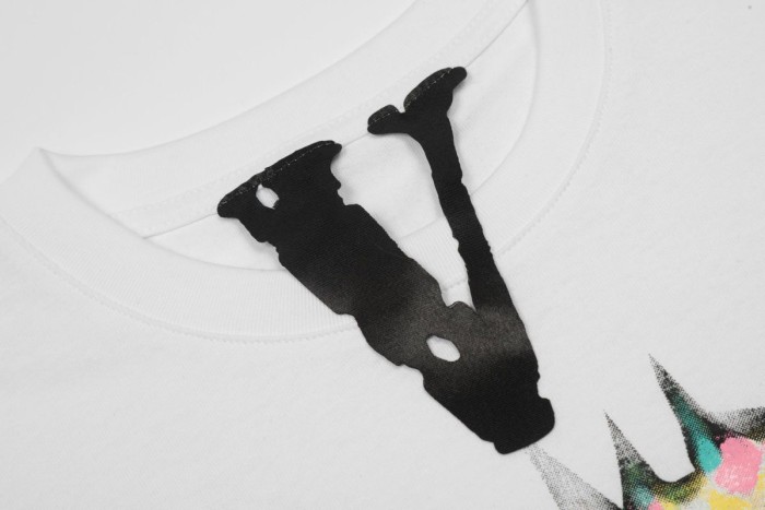 Vlone x Juice Wrld Split like short sleeves