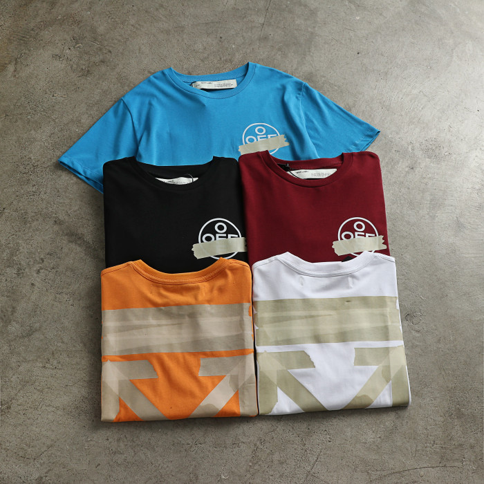 [buy more save more] [oversized version]1:1 quality version adhesive tape arrow Tee 6 colors