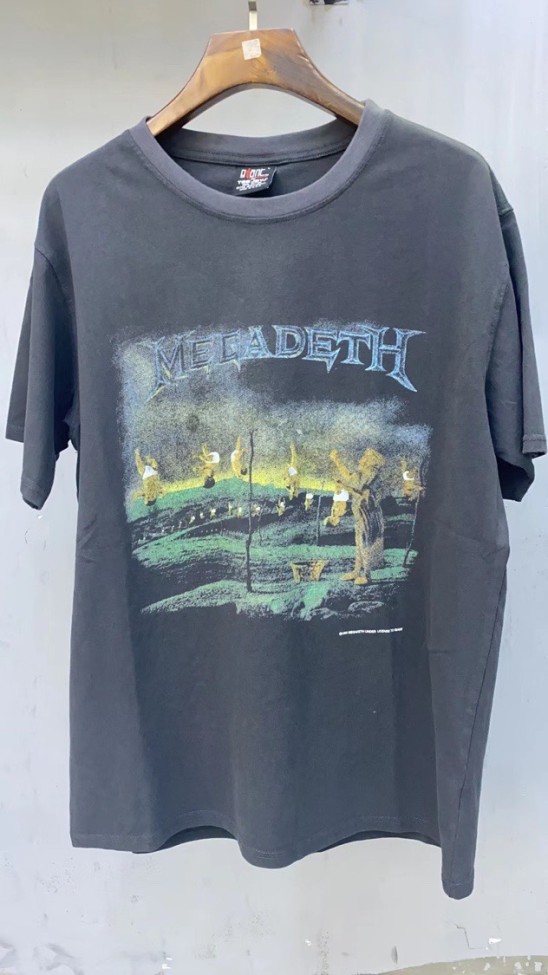 Moody Blues Megadeth washed tee