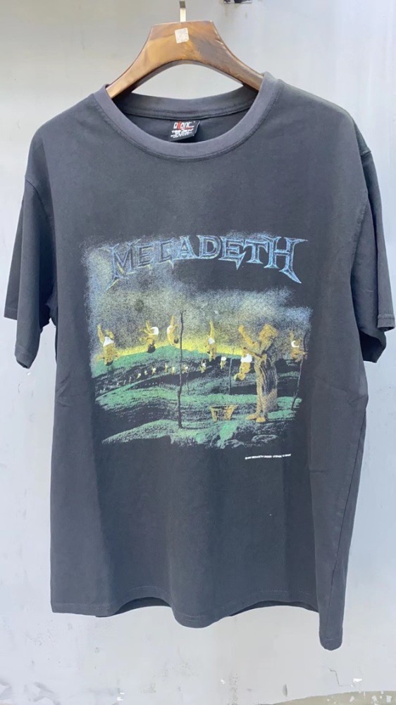 Moody Blues Megadeth washed tee