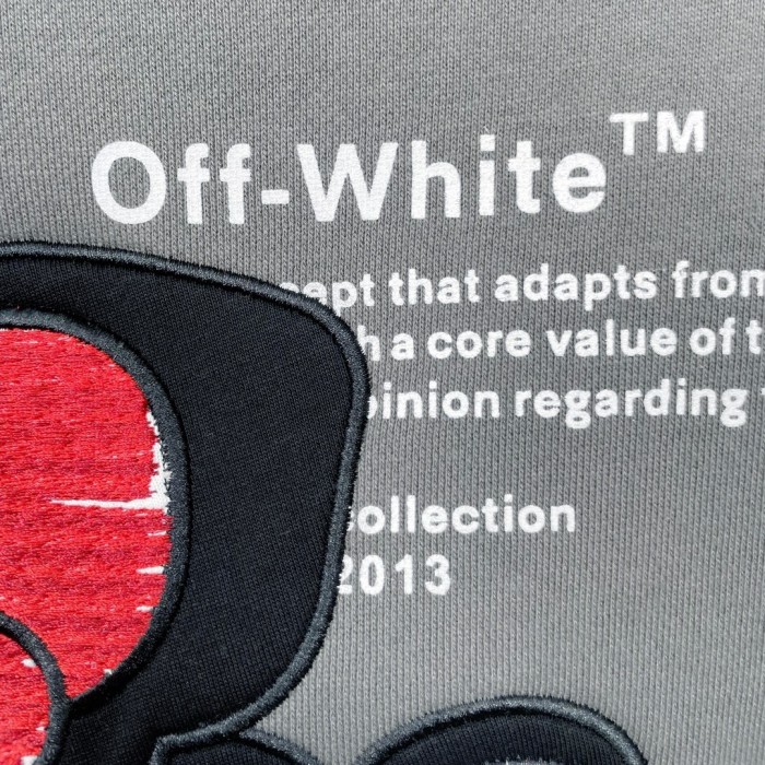 [buy more save more] 1:1 quality version Graffiti three-dimensional letter embroidery sweatshirt