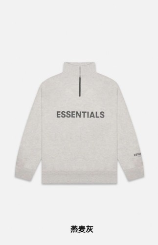 1:1 quality version letters in front of the chest half zip sweatshirt 6 colors