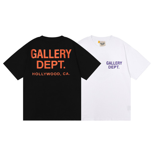 Black red white purple letter tee 3 colors