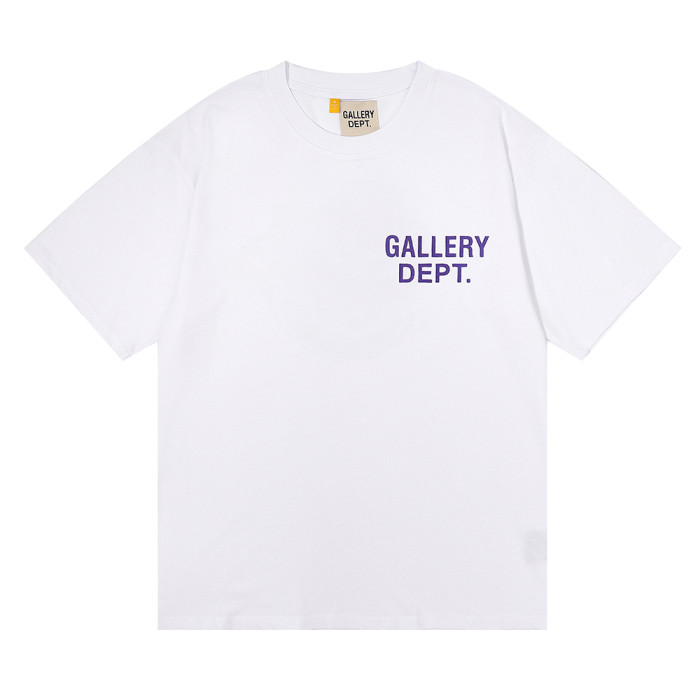Black red white purple letter tee 3 colors