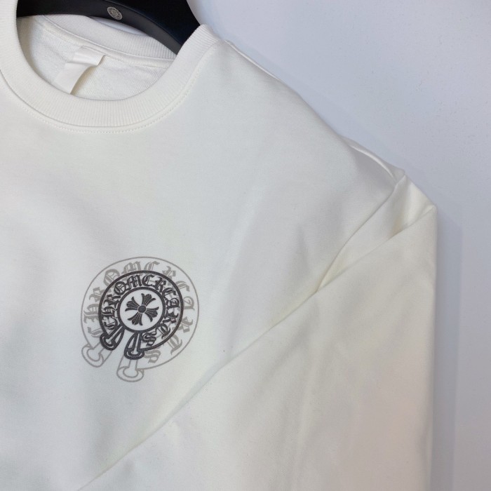1:1 quality version Double crewneck pullover with horseshoe print Sweatshirt 2 colors