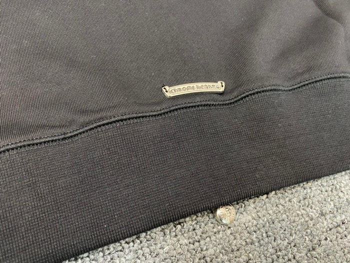 1:1 quality version Leather cross zipper hoodie