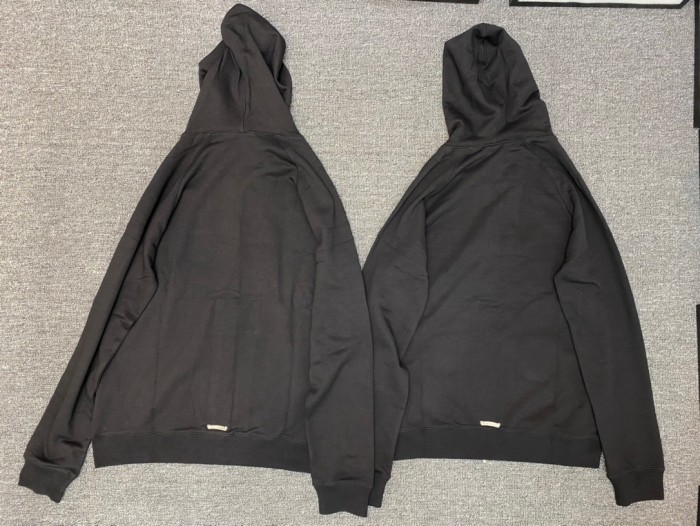 1:1 quality version Leather cross zipper hoodie
