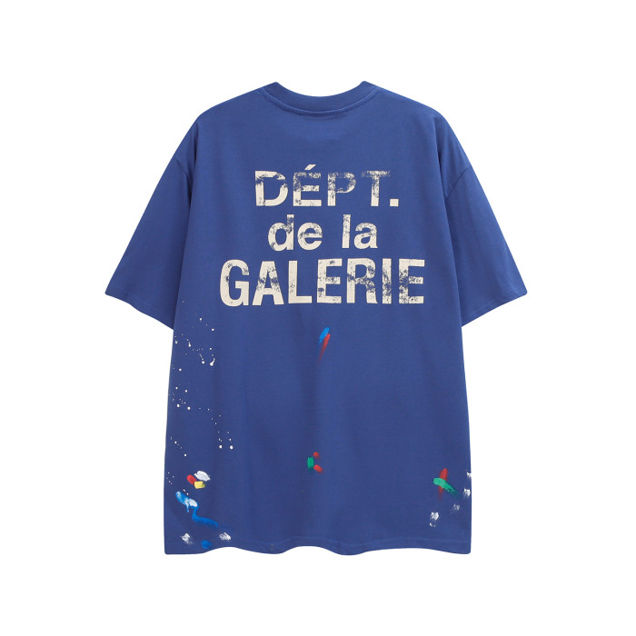 Split small letter graffiti wash tee