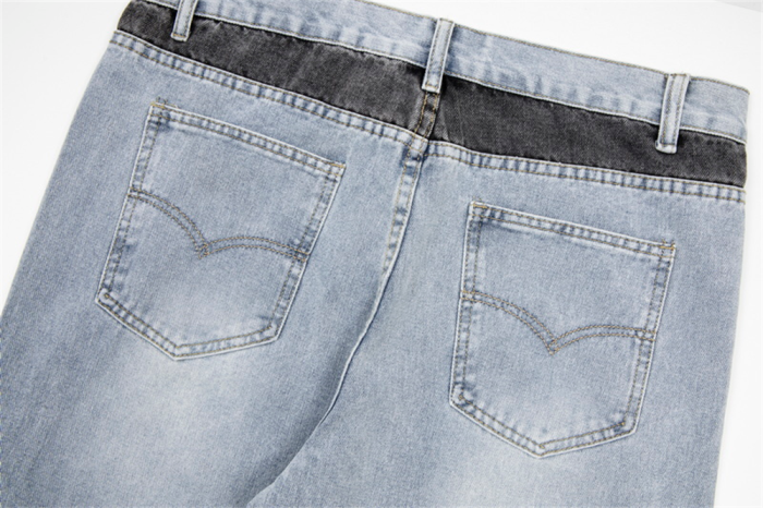 [buy more save more]  Knee Embroidered logo side striped flared jeans 2 colors