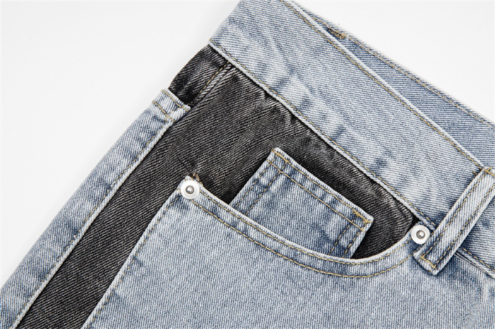 [buy more save more]  Knee Embroidered logo side striped flared jeans 2 colors
