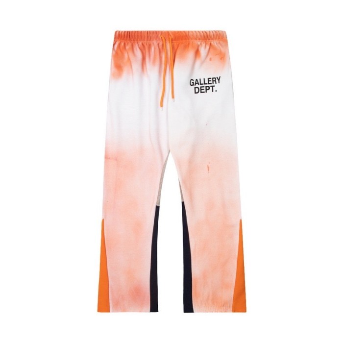 Washed Graffiti Alphabet Straight Pants