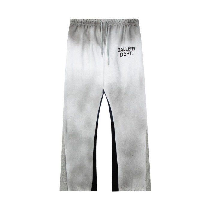 Washed Graffiti Alphabet Straight Pants
