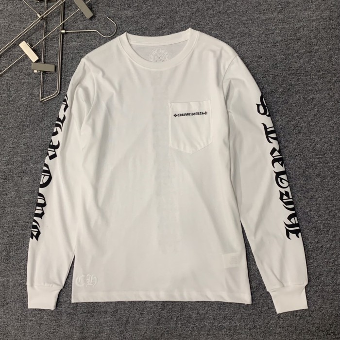 1:1 quality version Back Vertical Cross Long Sleeve T-Shirt