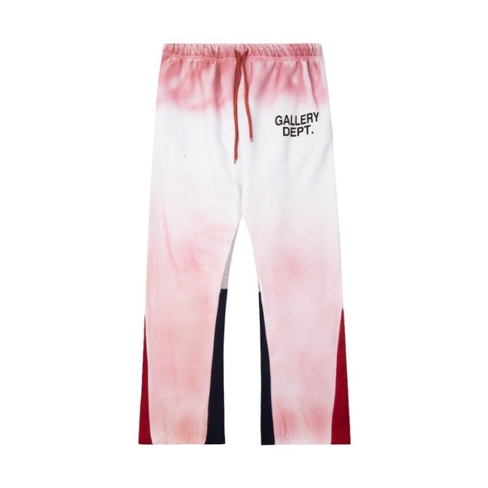 Washed Graffiti Alphabet Straight Pants