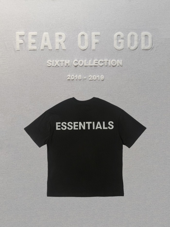 [Big & Tall for weights up to 220 lbs]1:1 quality version Reflective large letters on the back tee