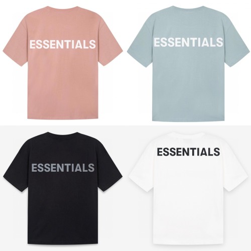 1:1 quality version Reflective large letters on the back tee