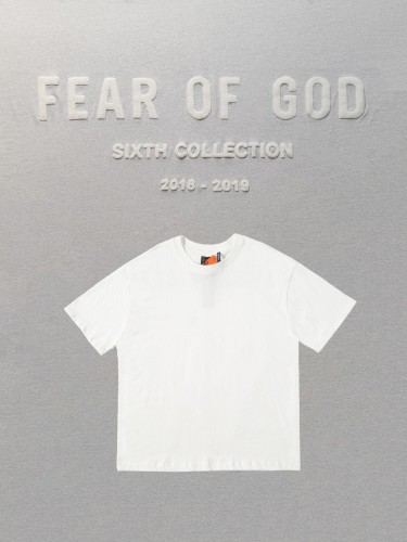 1:1 quality version Reflective large letters on the back tee