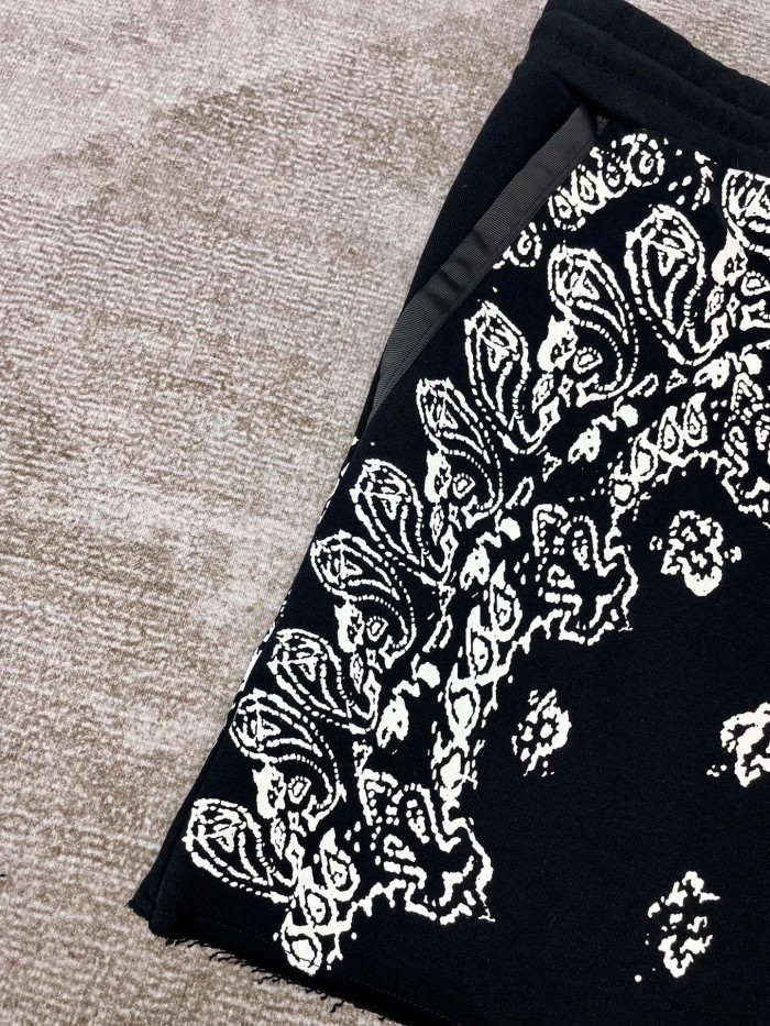 1:1 quality version Cashew flower style printed shorts