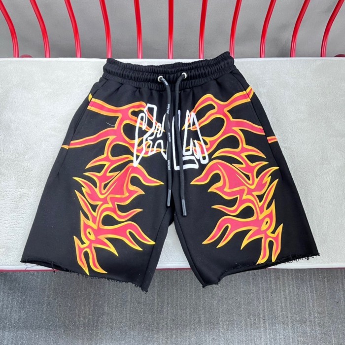 [Buy More Save More]Flame print shorts 2 colors
