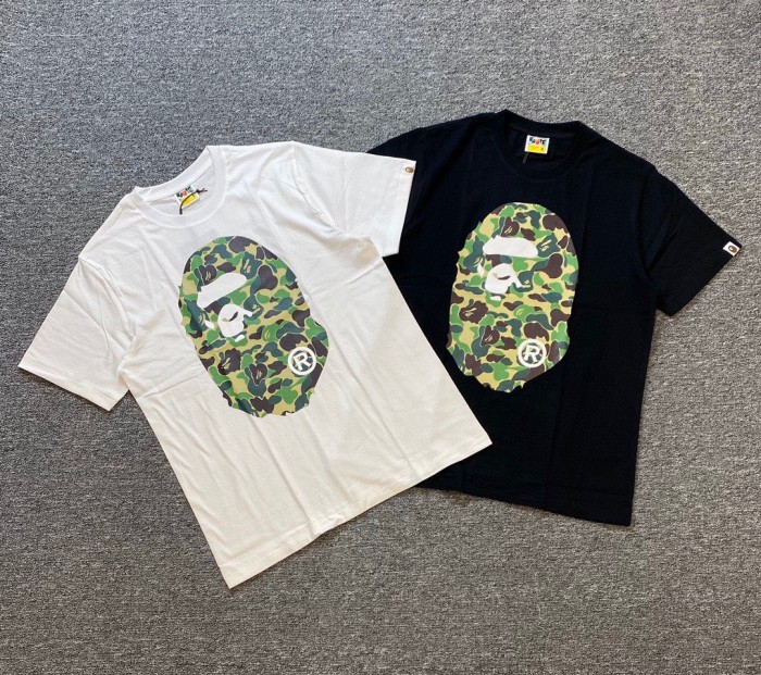 1:1 quality version ABC camo ape head logo tee