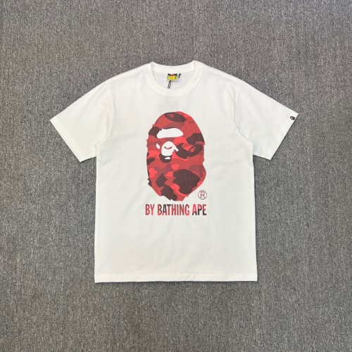 1:1 quality version Camouflage great ape head letter print tee 6 colors