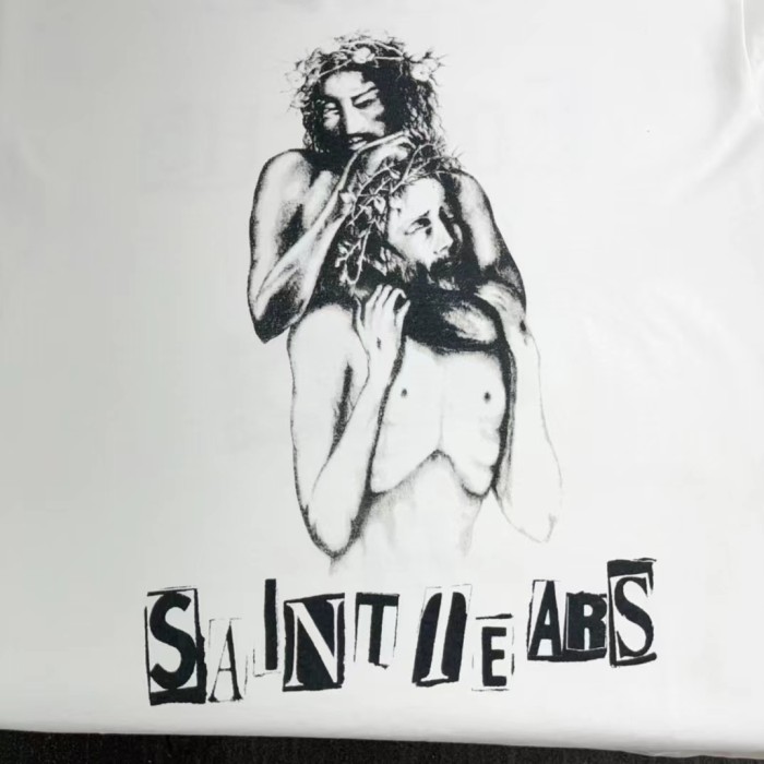Jesus graffiti print tee