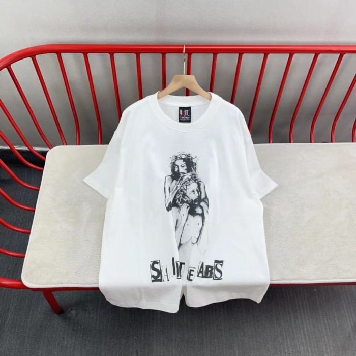 Jesus graffiti print tee