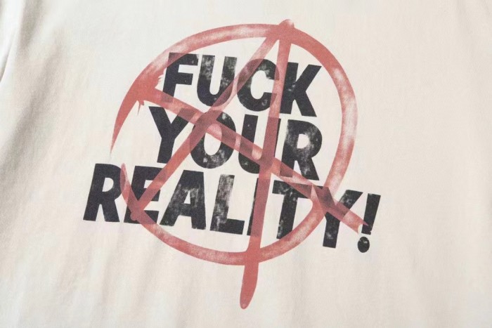 1:1 quality version No profanity slogan washed tee