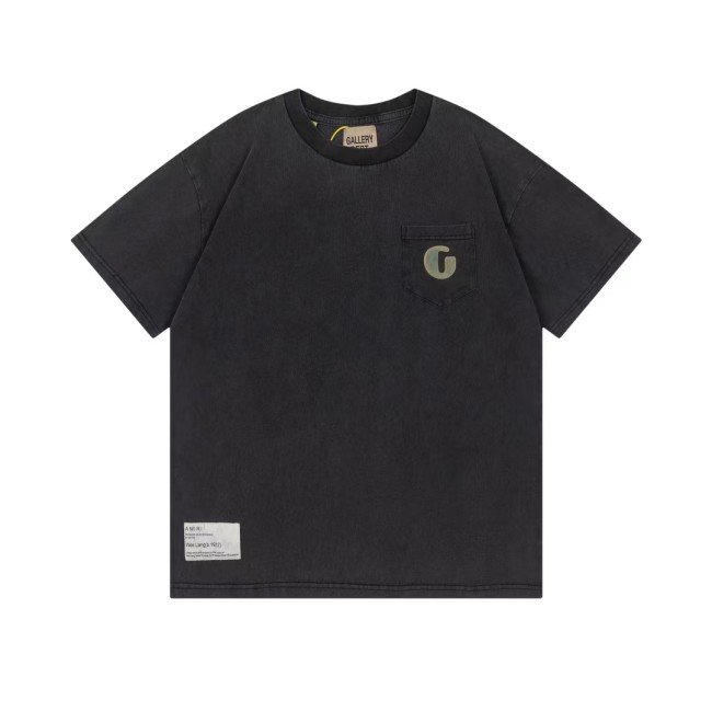 1:1 quality version Colorful letter printing washed tee