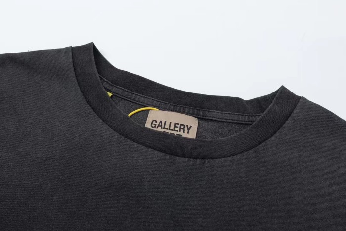 1:1 quality version Colorful letter printing washed tee