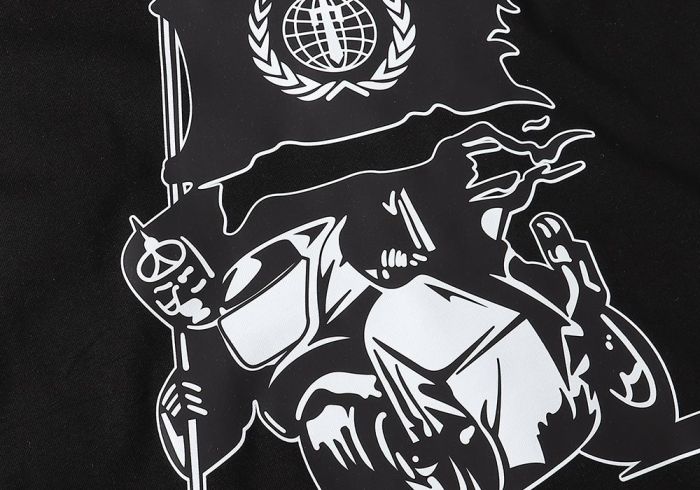 Evil Knight banner print tee