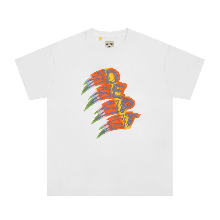 Gradient letter print tee