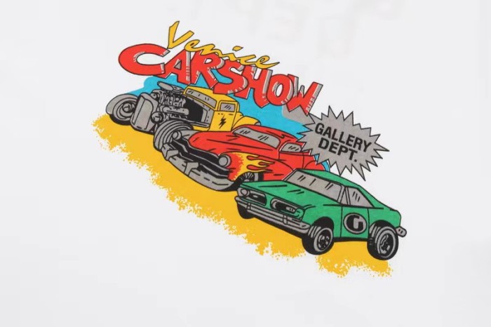 [buy more save more] Car show pattern printing tee