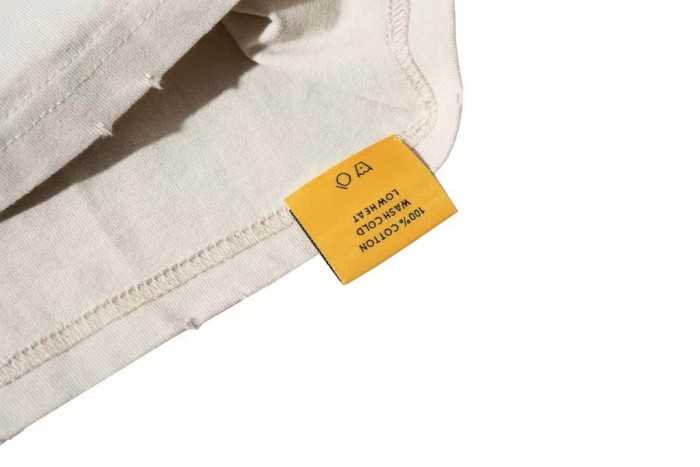 1:1 quality version Alphabet slogans destroy washed tee