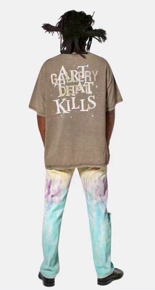 Eyeball print vintage do-over tee