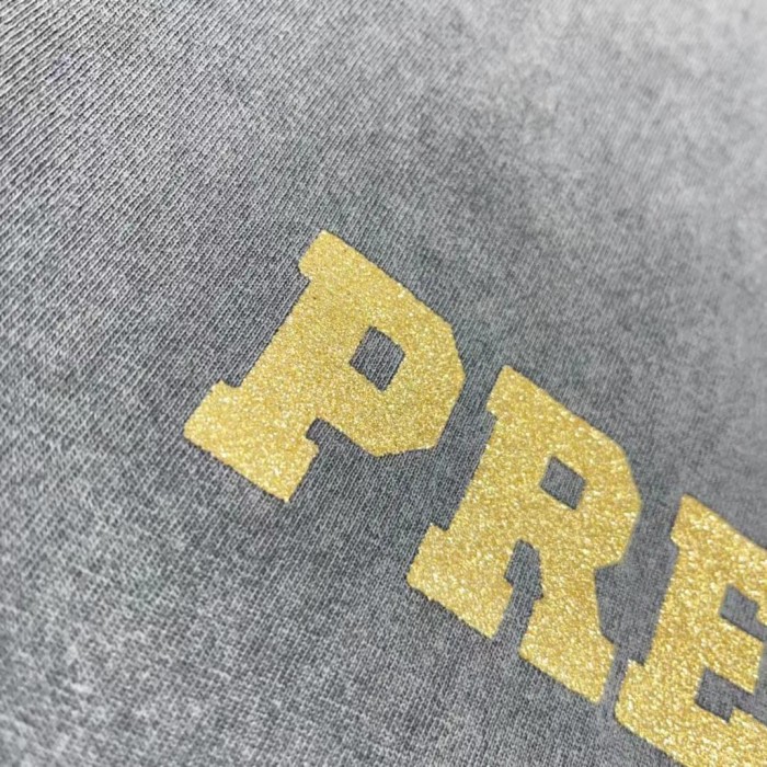 1:1 quality version Spiral circle print washed tee
