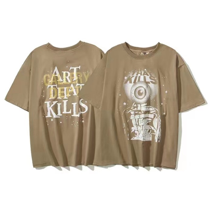 Eyeball print vintage do-over tee
